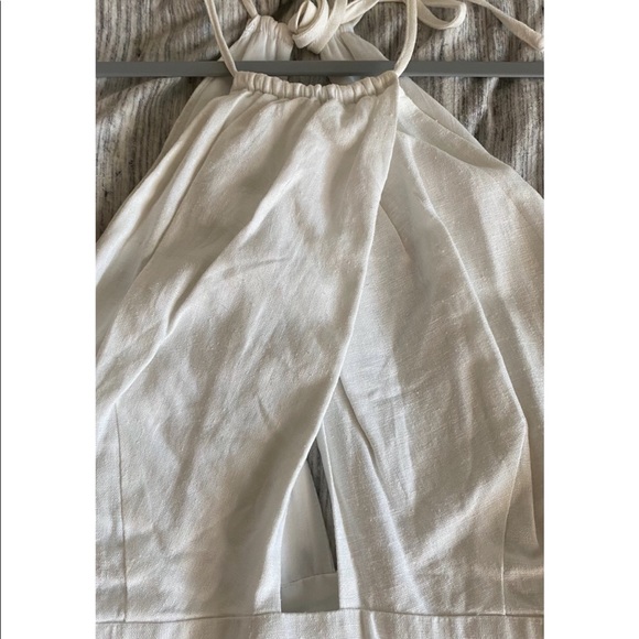 NWT BCBGeneration Front Cut Flared Dress in White - Picture 8 of 10